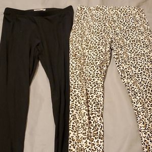 ❄Big girls leggings x2